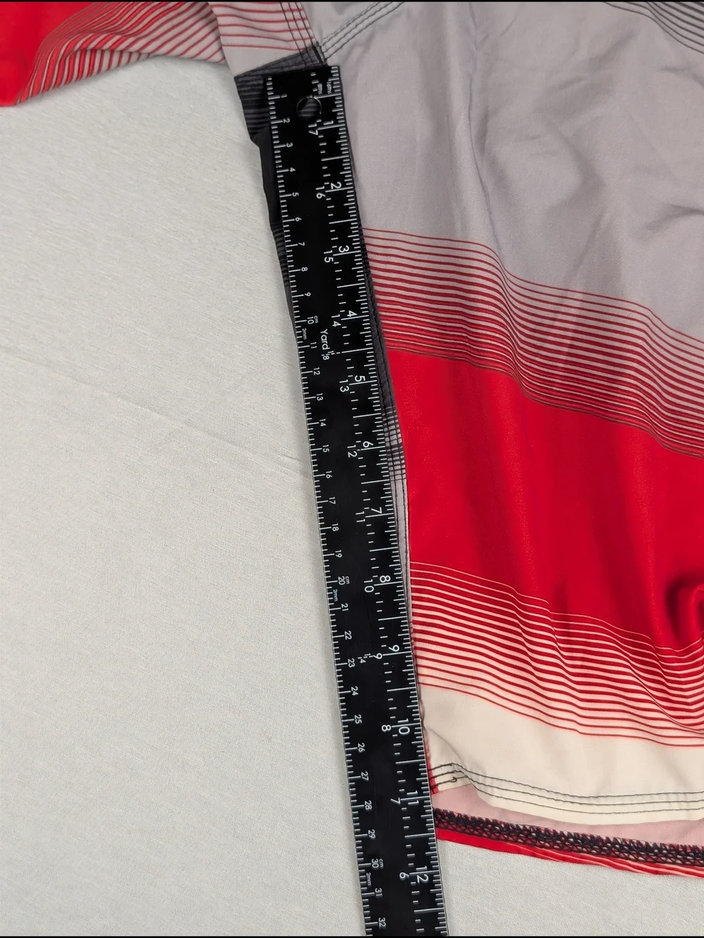 Billabong Platinum X Zero‎ Gravity Parko Board Shorts Men's 34 Gray Red White